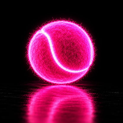 6-Pack Glow Tennis Balls